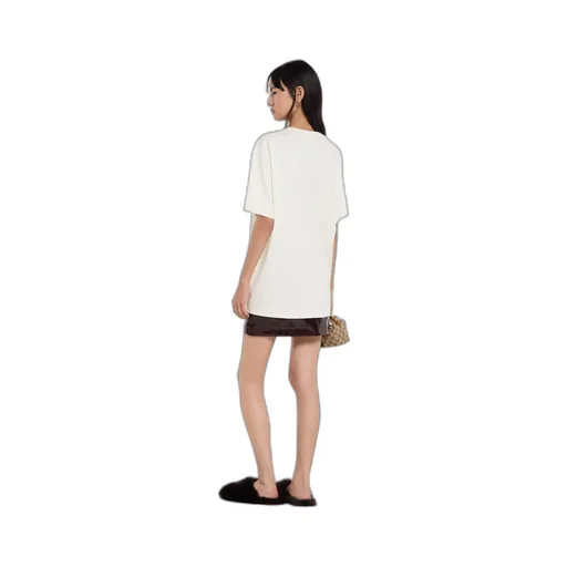 Soft Cotton Jersey T-Shirt With Print