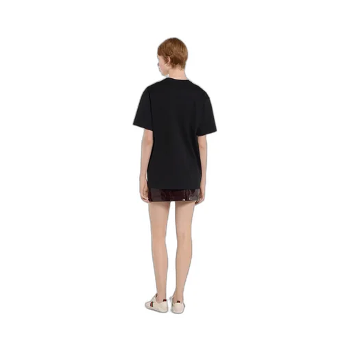 Soft Cotton Jersey T-Shirt With Print