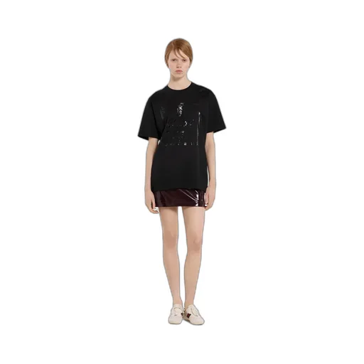Soft Cotton Jersey T-Shirt With Print