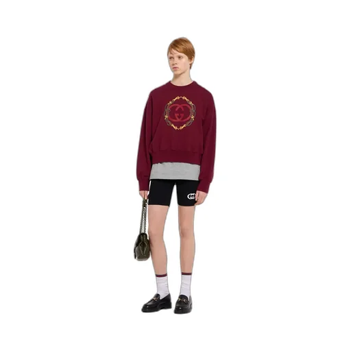 Cotton Jersey T-Shirt With Print