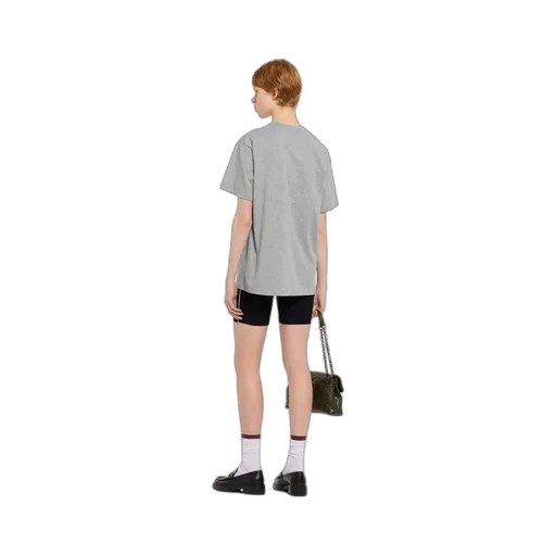 Cotton Jersey T-Shirt With Print