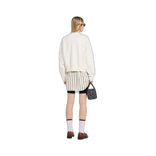 Cotton Jersey Sweatshirt With Print