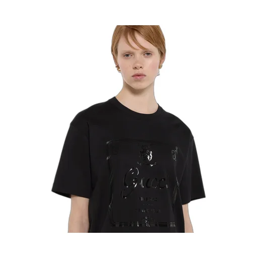 Soft Cotton Jersey T-Shirt With Print