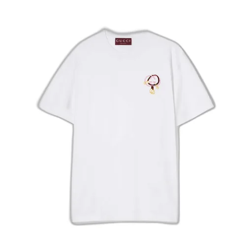 Cotton Jersey T-Shirt With Embroidery