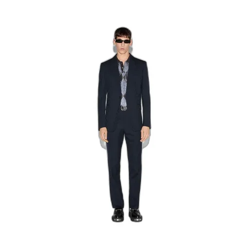 Gg Wool Jacquard Suit