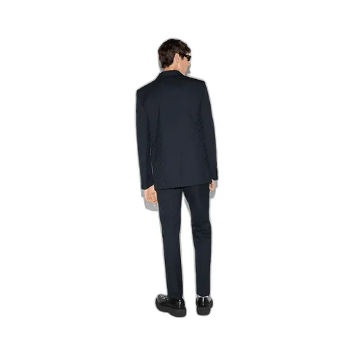 Gg Wool Jacquard Suit