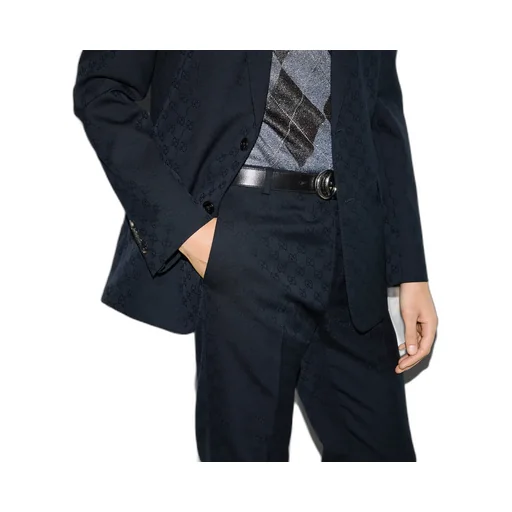 Gg Wool Jacquard Suit