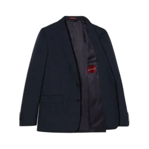 Gg Wool Jacquard Suit