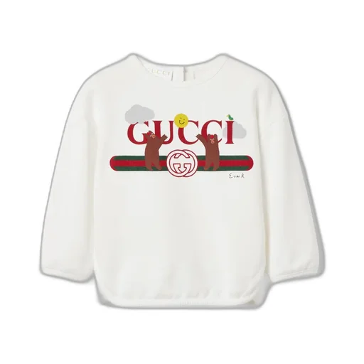 Baby Cotton Sweatshirt With Print