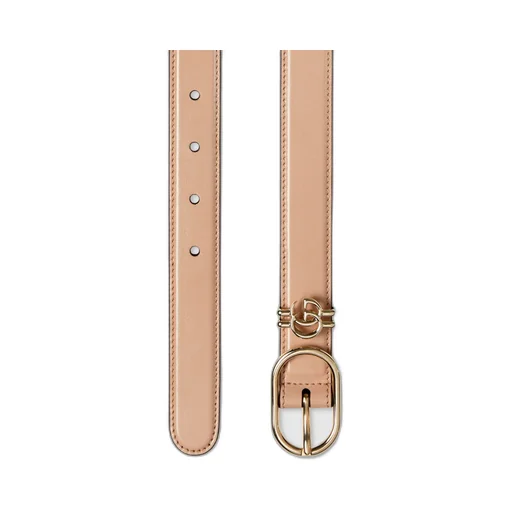 Belt With Oval Buckle