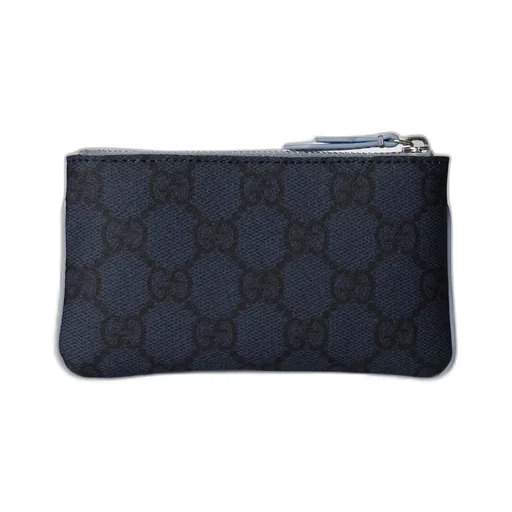 Dusty Blue Trim Key Pouch