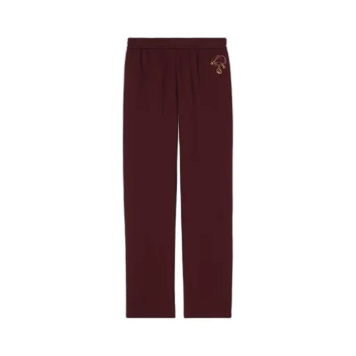 Cotton Jersey Leisure Trousers With Embroidery