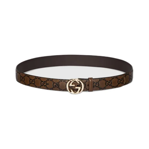 Belt With Interlocking G Buckle