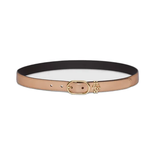 Belt With Oval Buckle