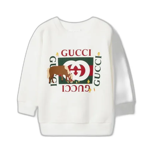 Baby Cotton Sweatshirt With Print