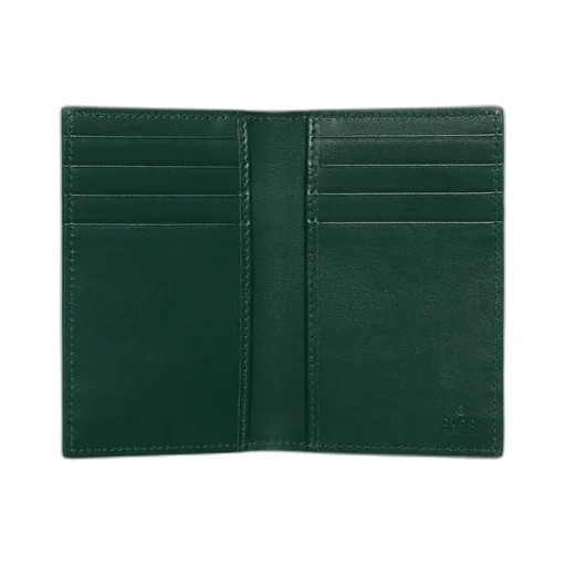 Green Interior Gg Long Card Case
