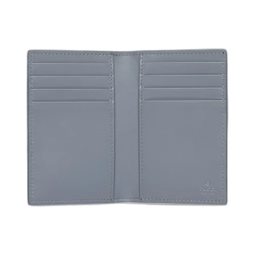 Dusty Blue Interior Gg Long Card Case
