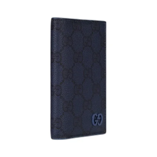 Dusty Blue Interior Gg Long Card Case