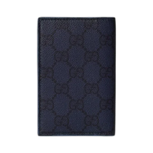 Dusty Blue Interior Gg Long Card Case