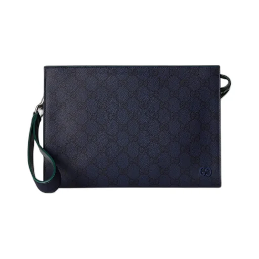 Green Trim Small Pouch