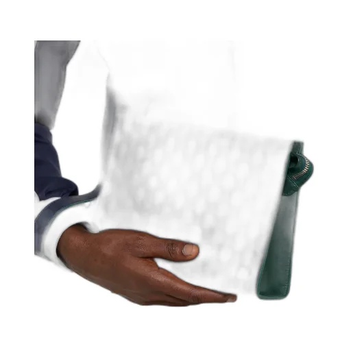 Green Trim Small Pouch