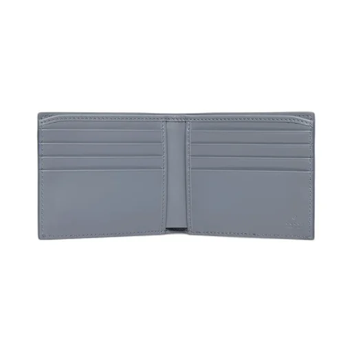 Dusty Blue Interior Gg Bi-Fold Wallet