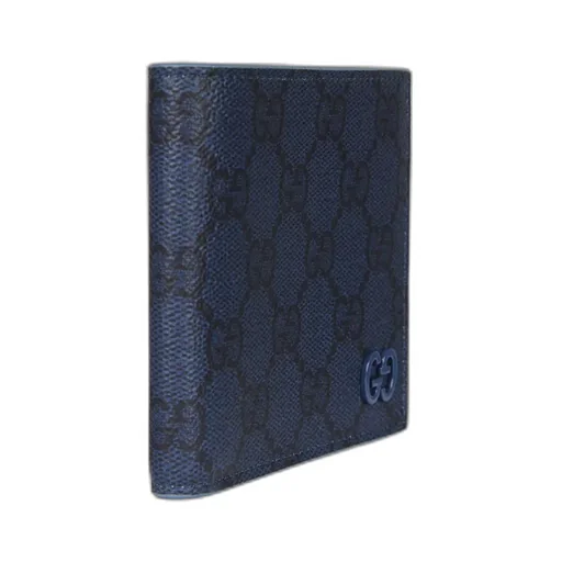 Dusty Blue Interior Gg Bi-Fold Wallet