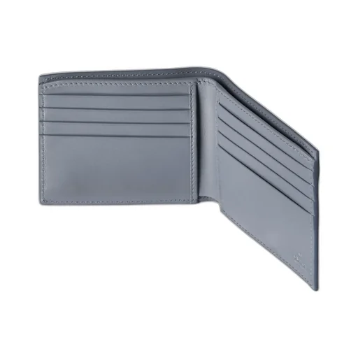 Dusty Blue Interior Gg Bi-Fold Wallet