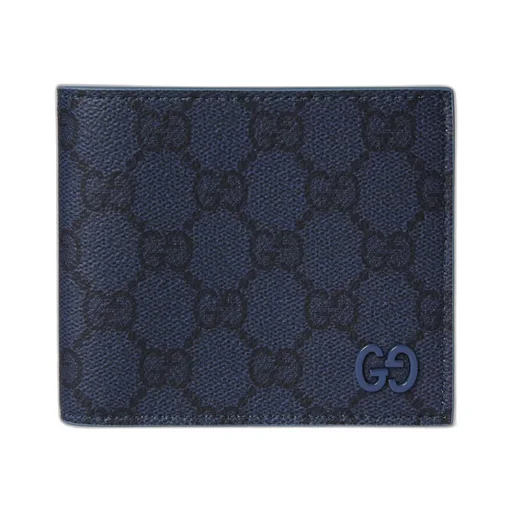 Dusty Blue Interior Gg Bi-Fold Wallet