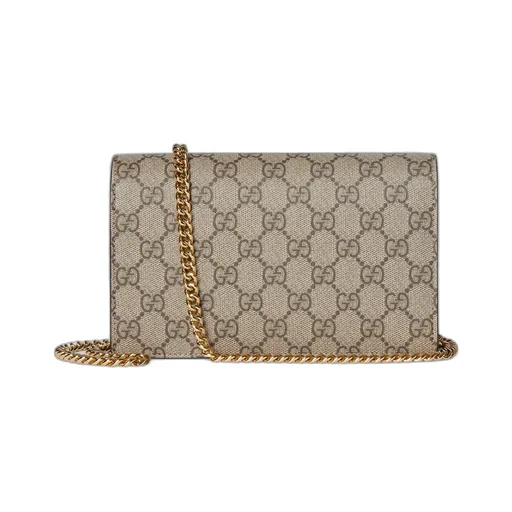 Bi-Colour Gg Marmont Wallet On Chain