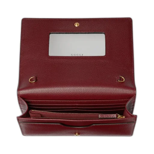 Bi-Colour Gg Marmont Wallet On Chain