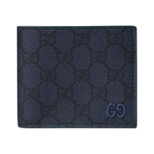 Green Interior Gg Bi-Fold Wallet