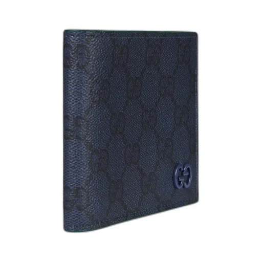 Green Interior Gg Bi-Fold Wallet