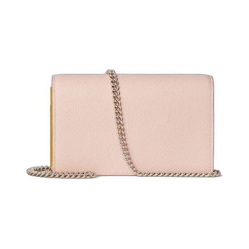 Bi-Colour Gg Marmont Wallet On Chain