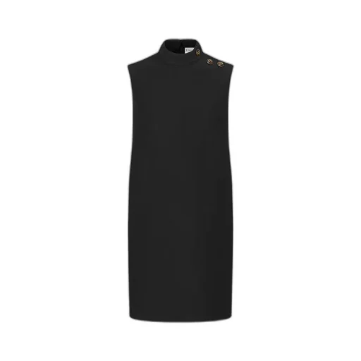 Short Dress With Cd Buttons