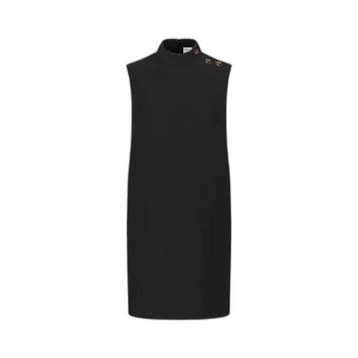 Short Dress With Cd Buttons