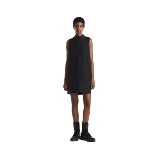 Short Dress With Cd Buttons