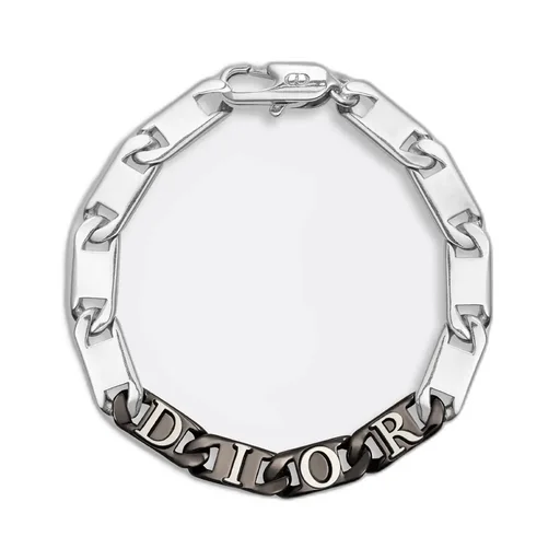 Dior Contrast Chain Link Bracelet