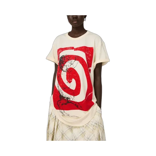Swirl Longline T-Shirt