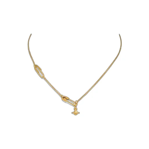 Safety Pin Pendant Necklace