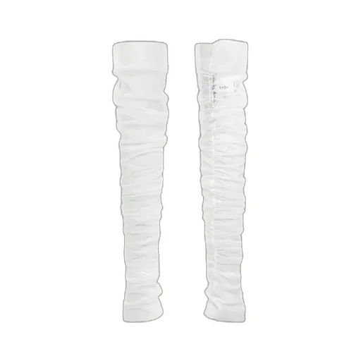 Gathered Tulle Sleeves 43Cm