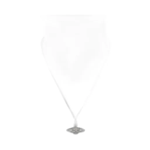 Man. Mini Bas Relief Orb Pendant Necklace