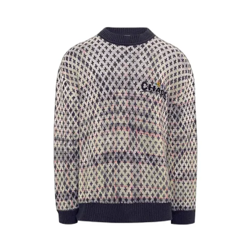 Distressed Tartan Jumper