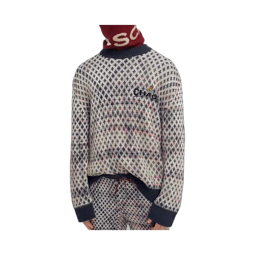 Distressed Tartan Jumper
