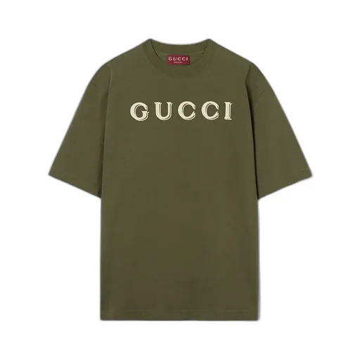 Cotton Jersey T-Shirt With Embroidery