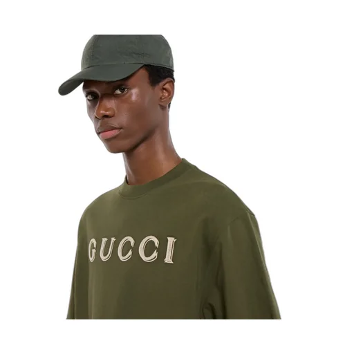 Cotton Jersey T-Shirt With Embroidery