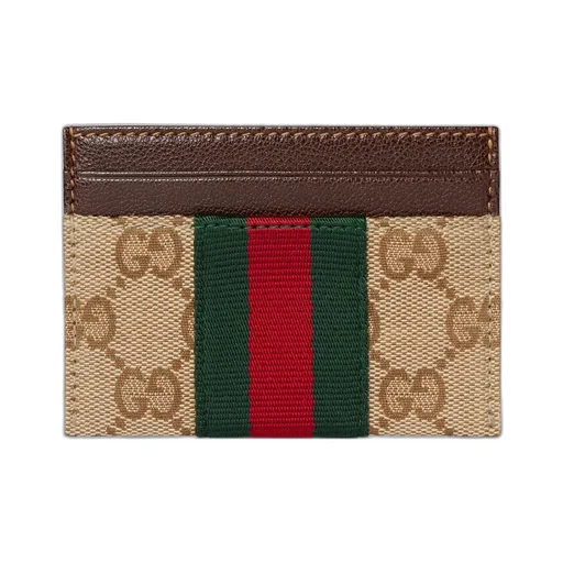 Gg Card Case With Web