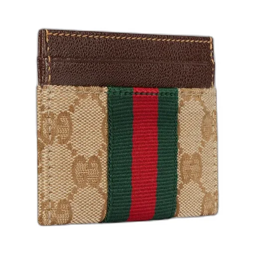 Gg Card Case With Web