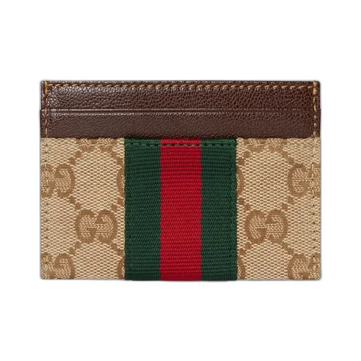 Gg Card Case With Web