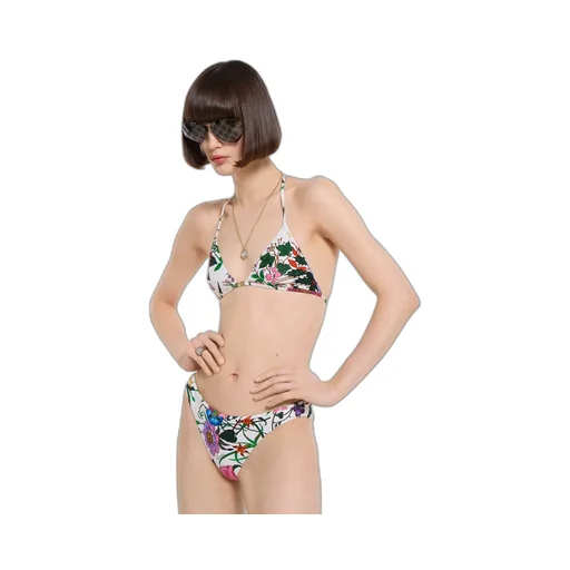 Printed Sparkling Jersey Bikini